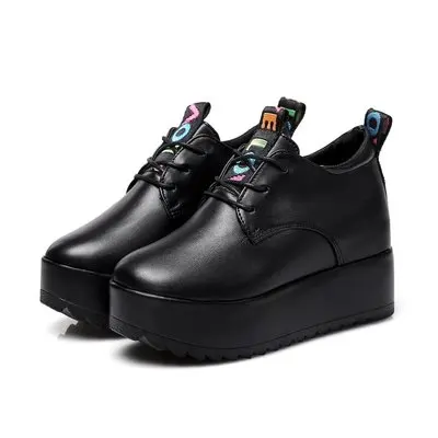 13 FeiYiTu криперы, женская обувь zapatos mujer; популярная обувь Повседневное Винтаж на резиновой подошве обувь на платформе Для женщин женские туфли на плоской подошве плюс размер 35–39 - Цвет: 13