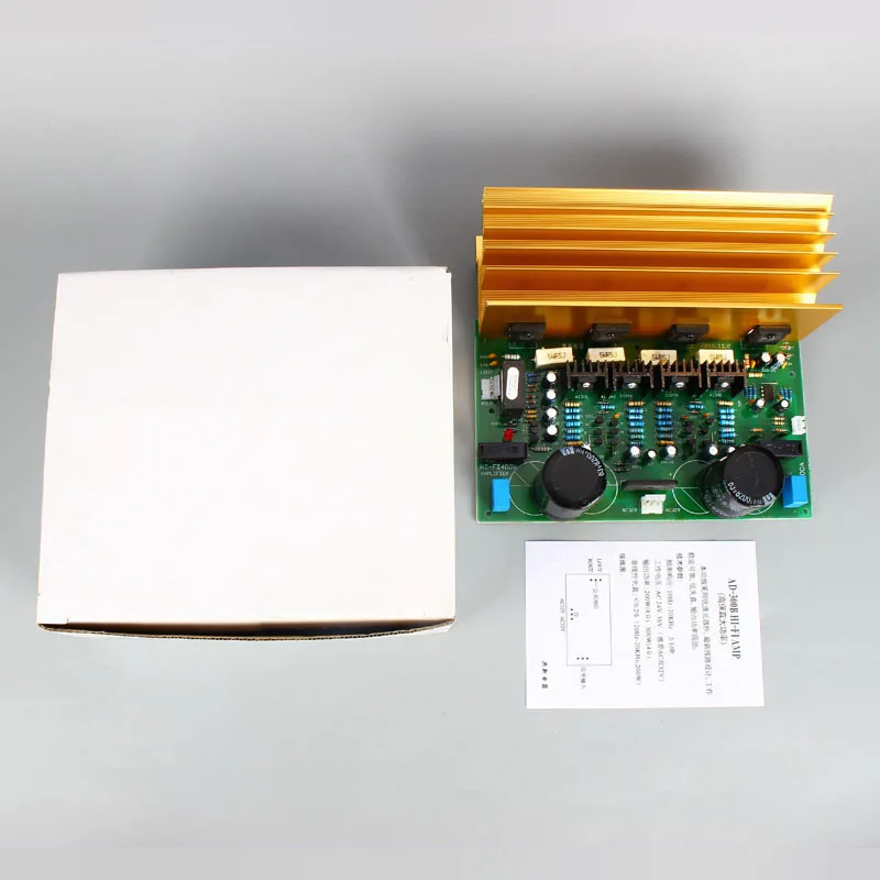 

Vogue 150W*2 Dual AC24-32V 2.0 Channel Power Amplifier Board High Fidelity HIFi High Power Amplifier Board With Cooling Holes