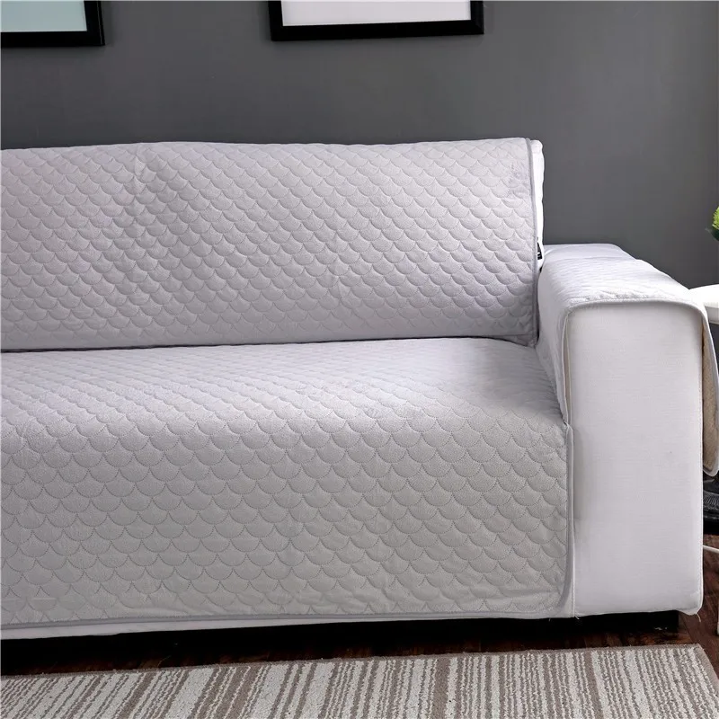 New Design Plush Sofa Cover Non-slip Polyester Soft Comfortable Couch with Side Pocket Multipurpose Furniture | Дом и сад