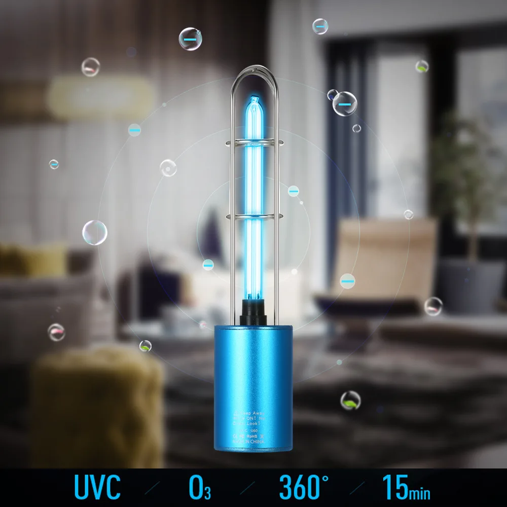 

Charging Portable Ultraviolet Disinfection Lamp Household UV Sterilization Lamp Built-in Battery Mini Disinfection Lamp