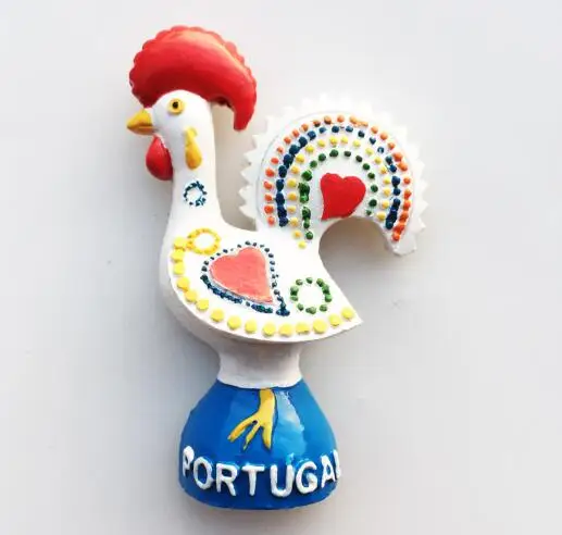 Португальский креативный туристический сувенир подарок 3-d петух ручная роспись