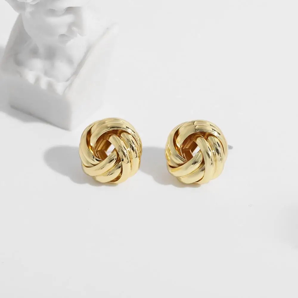 Женские серьги-кольца с фианитом роскошные винтажные медные серьги кристаллами