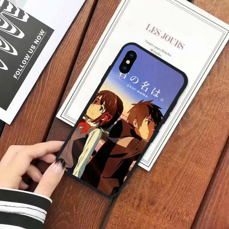 

Your Name Japan Anime Phone Case for iPhone 11 12 mini pro XS MAX 8 7 6 6S Plus X 5S SE 2020 XR mobile high quality protective
