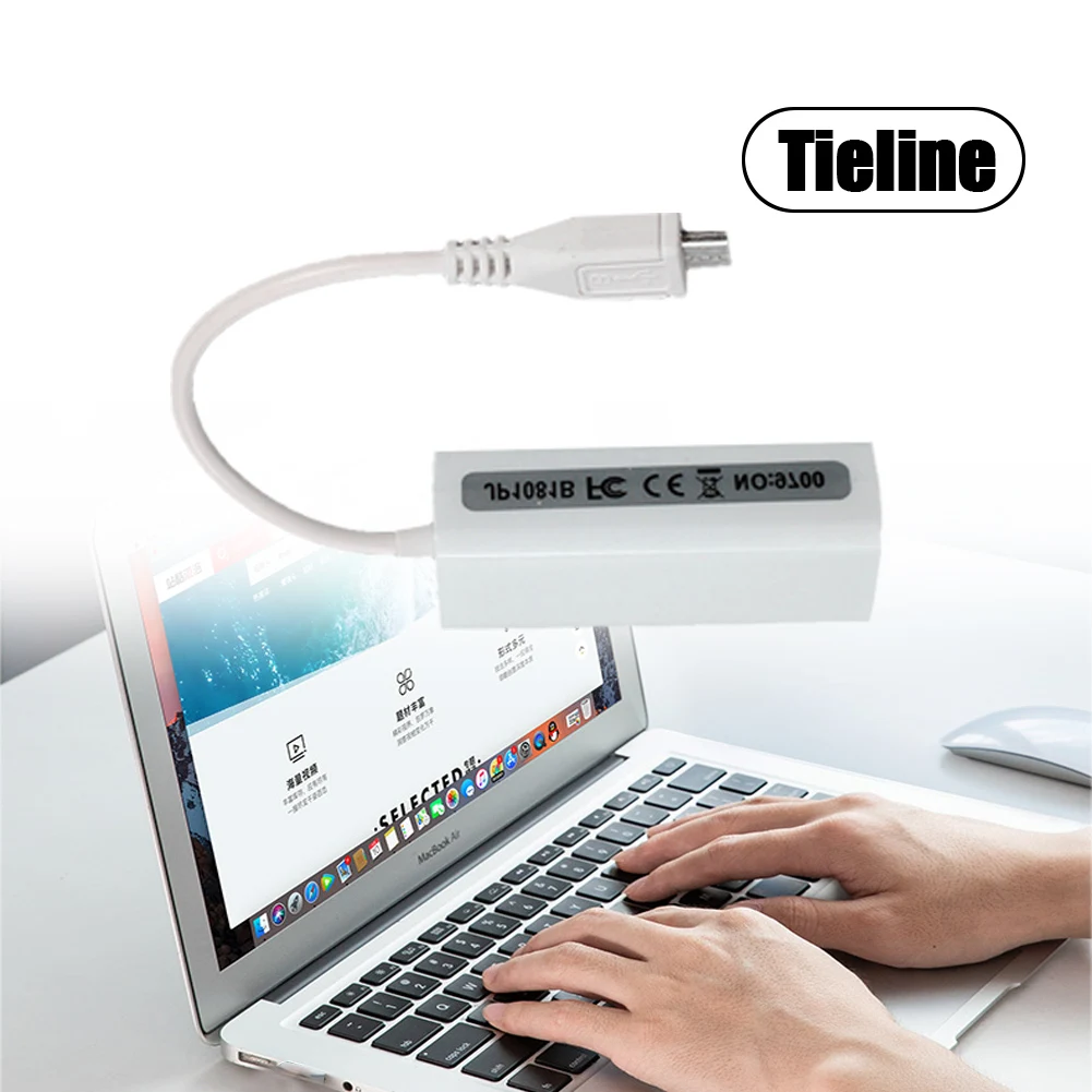 Портативный Micro USB 2 0 5P к сетям RJ45 Lan Ethernet кабель адаптер конвертер 10/100 м NIC Riser Card