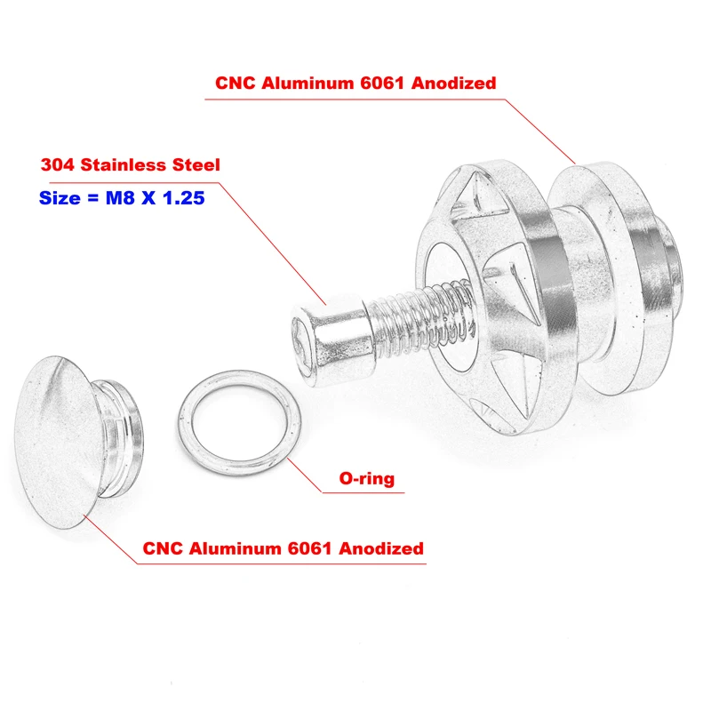 M8 8mm Swingarm Slider Spools For SUZUKI GSF 250 600 600S 1200 1250 650S BANDIT Motorcycle Accessories Parts | Автомобили и