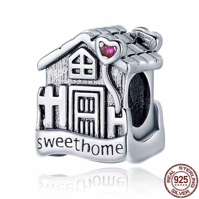 CodeMonkey 100% реальные 925 пробы серебро милый дом очаровательные подходят к оригиналу