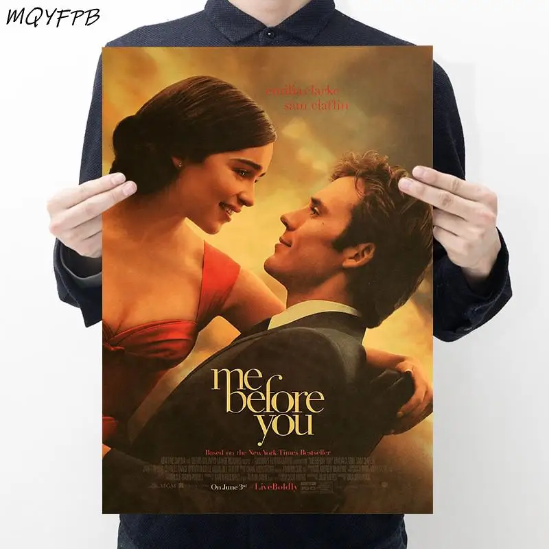 

Movie Me Before You Kraft Paper Poster Home Decoration Painting 50.5x35cm
