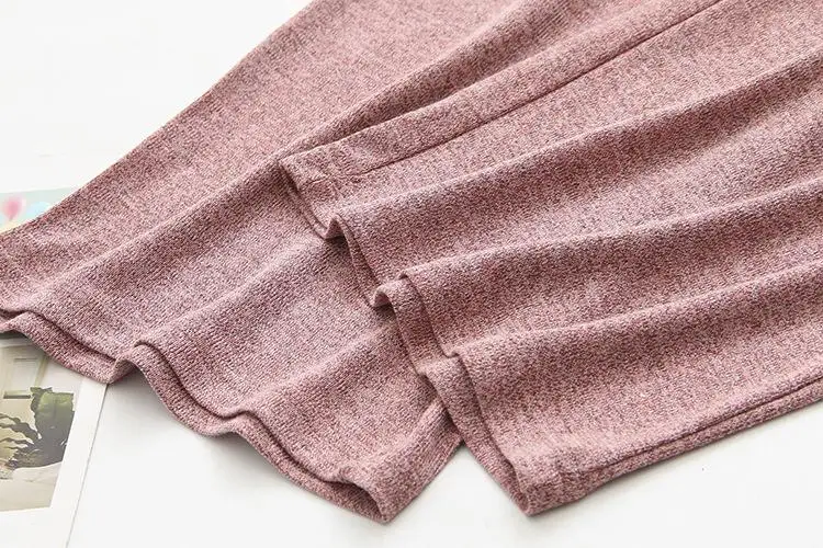 

COCOEPPS 2020 Summer Large Size Loose Pant Women Casual Thin Elastic Wide Leg Trousers 4XL Plus Size Elastic Waist Homewear Pant