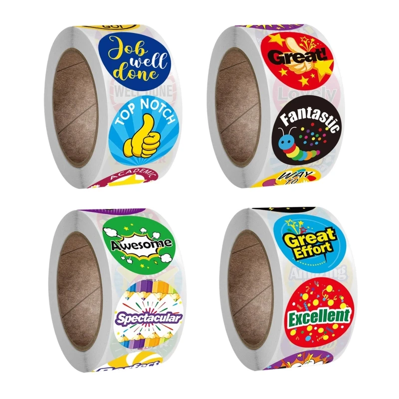 

500 шт./рулон с милым мультипликационным принтом награда Стикеры студентов мотивации учитель поощрения Стикеры для скрапбукинга «звездный свет карты Ремесло