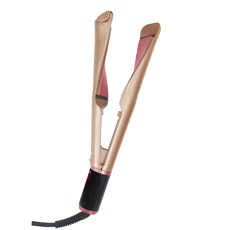 

2 in 1 Electric Professional Hair Curler Rollers Straightening Twist Hair Waver Salon Styler Ceramic Curling Iron