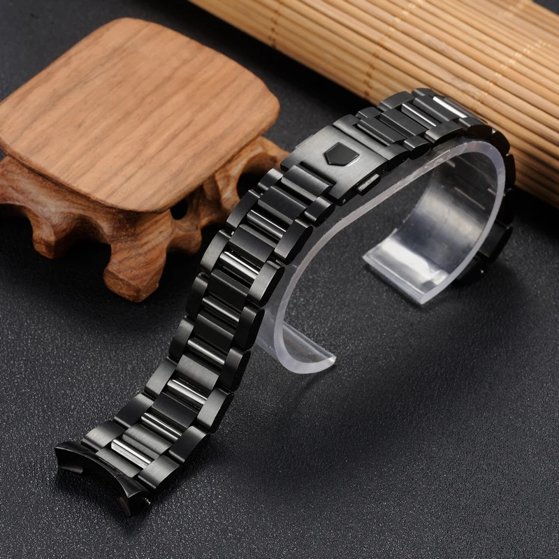 

Bracelet Watch Strap FOR TAG Heuer Calera Series Solid Stainless Steel Watch Accessories Band 22mm 24mm Steel Black Silver