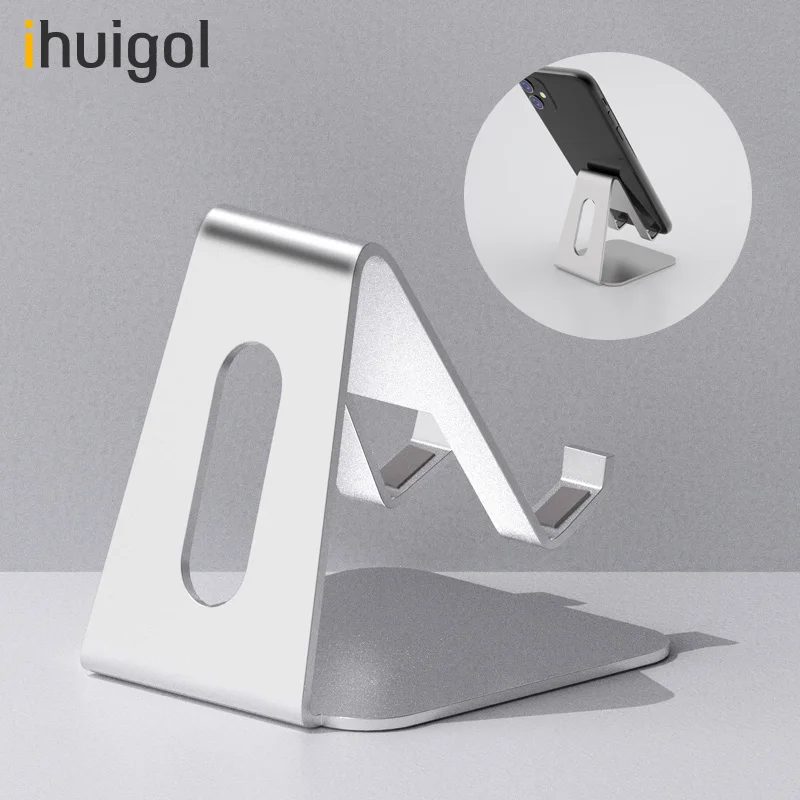

ihuigol Desktop Phone Holder Stand For iPhone iPad 11 Pro Xr 8 7 6 Huawei P30 P20 Xiaomi Tablet Universal Aluminum Support Stand