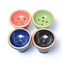 1pc small ceramic tobacco head bowl for shisha hookah charcoal holder heat keeper system chicha narguile accessories