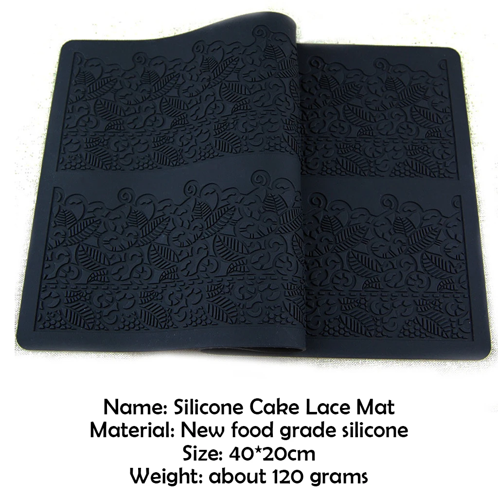 Силиконовая форма для помадки торта кружева рельефные формы кружевной коврик