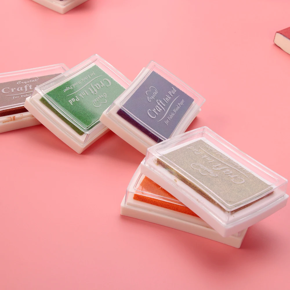 Шикарный Ребенок ремесло на масляной основе DIY Чернила Pad для резиновых штампов