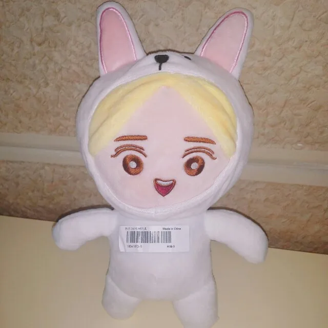 23cm Korea Kawaii Plush Dolls Stuffed Baby Doll Toy Soft Cotton Toys Fans Gifts Cartoon PP | Игрушки и хобби