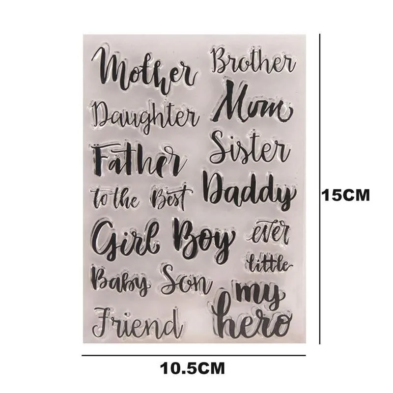 

DIY Silicone Transparent Stamp 1pc Cake Baking Mold Sticky Fondant Cutter Decorating Cutter Cookie Embosser Stamp Tools Y8K2