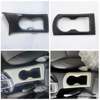 abs carbon fiber car front water cup holder frame cover trim sticker for isuzu d max 2021