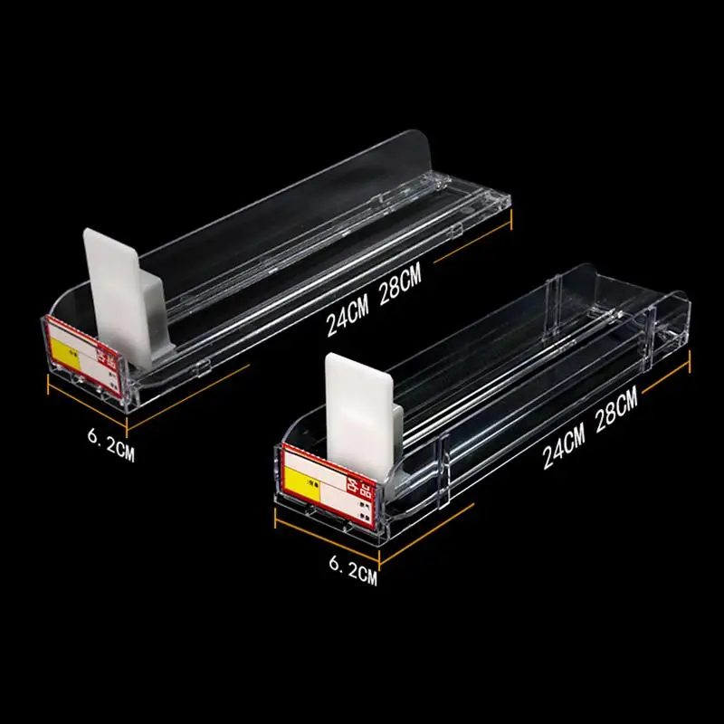 

2Pcs Cigarette Showcase Automatic Cigarette Case Auto-Push Case Auto Cigarette Rack (Clear)