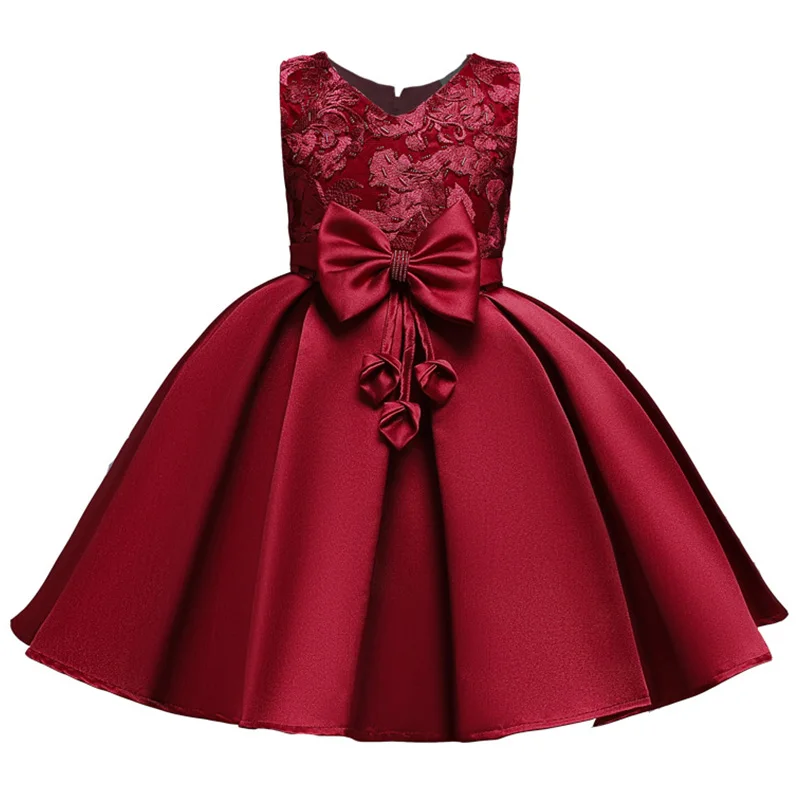 Lace Summer Kids Dresses For Girls Elegant Princess Dress Children Evening Party Flower Girl Wedding Gown vestido infantil | Детская