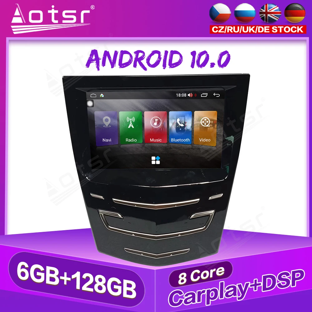 

for Cadillac ATS/ATSL/XTS/SRX/CTS Original Sty Android Car Radio Car GPS Navigation Auto Stereo Multimedia Player Carplay 4G SIM