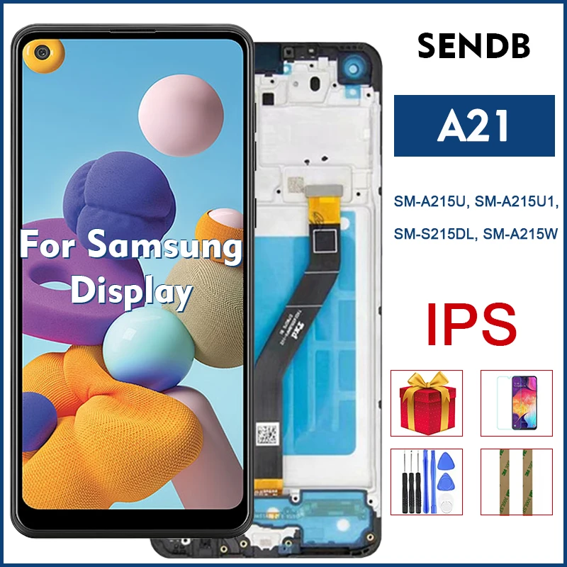 Для оригинальный Samsung Galaxy A21 2020 SM A215U A215U1 A215W S215DL ЖК дисплей сенсорный экран