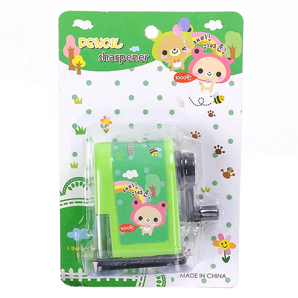 Ручная точилка для карандашей канцелярские принадлежности 1 шт. | Канцтовары