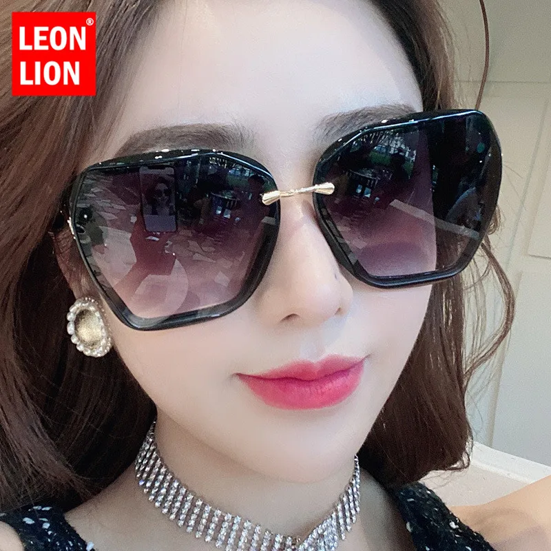 

LeonLion Retro Sunglasses Women High Quality Vintage Sunglasses Women Brand Designer Glasses For Women/Men Luxury Oculos De Sol