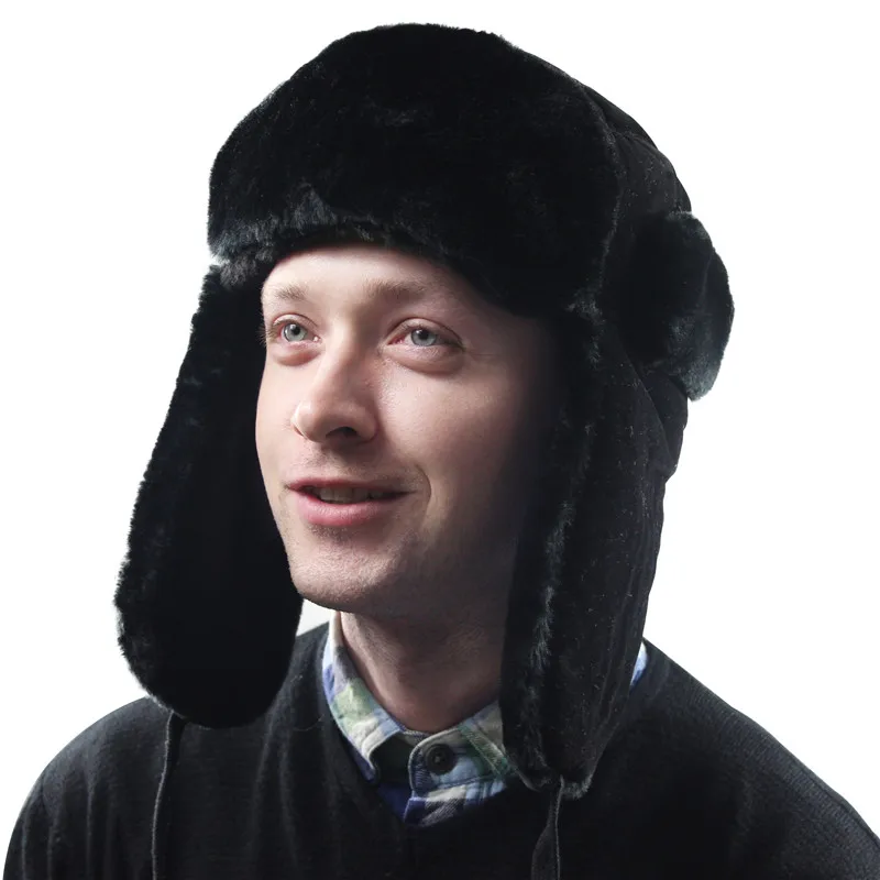 Шапка-ушанка для мужчин и женщин водонепроницаемая шапка-ушанка из