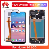 original screen for huawei honor 10 lcd display touch screen with fingerprint for honor10 col al10 col l29 col l19 col tl10