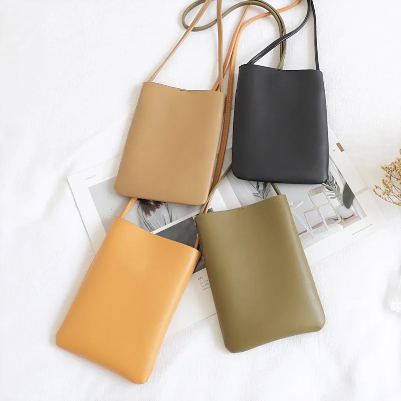 

Casual Phone Bags for Women Shoulder Bag Small Solid Color Crossbody Bag Designer Brands Phone Cover Bags Coin Purse Female New