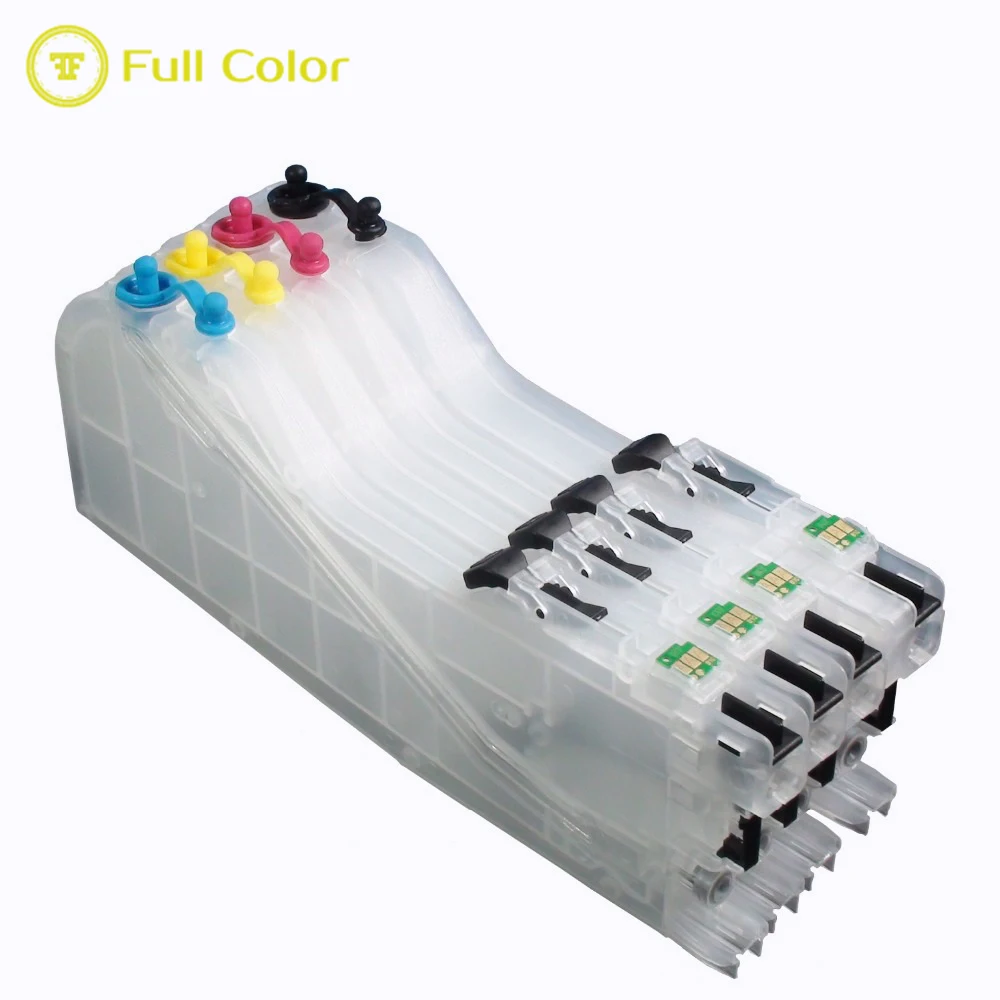 Полноцветный многоразовый пустой картридж длинная версия с чипом