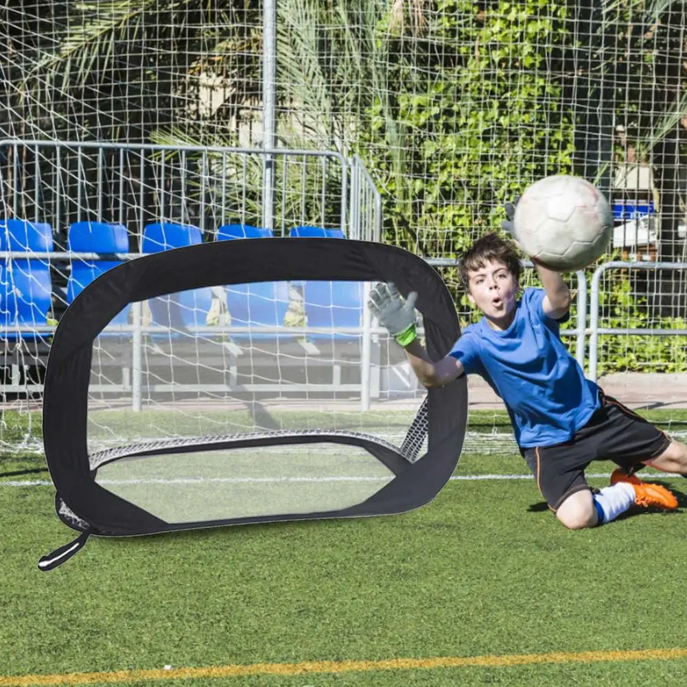 

Children Net Set Football Gate Portable Foldable Target Training Goal Easy Folding Dual Use Outdoor Indoor Toy Soccer Equipment