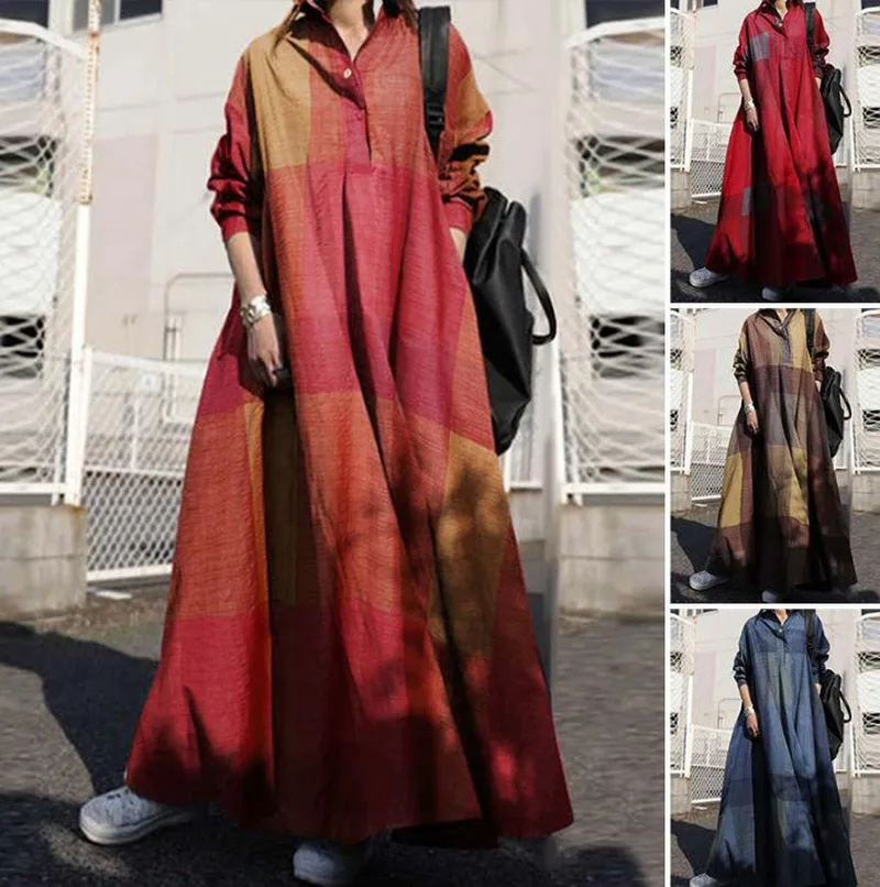 

turkey Women Muslim Dubai Abaya Turkey Hijab Dress jubah Autumn Long Sleeve Sundress Islam Clothing Abayas Maxi Vestidos 5XL