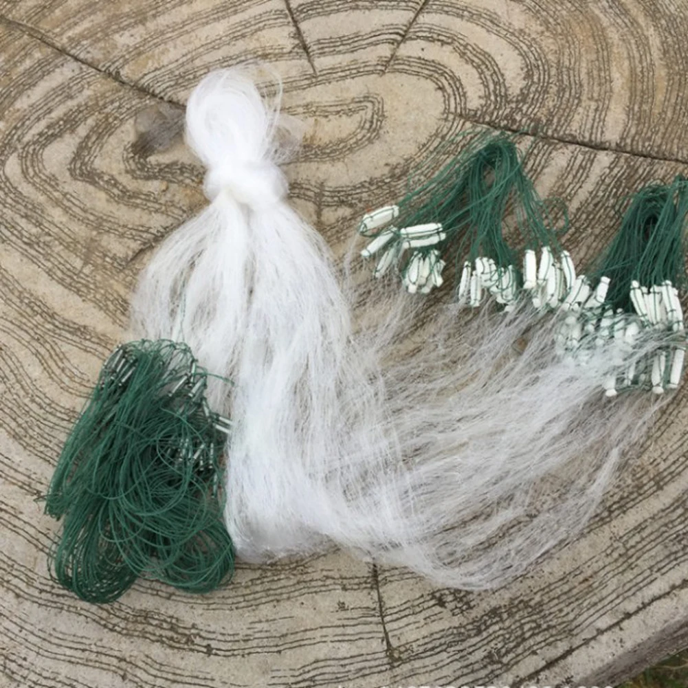 

Nylon Strip Fishing Net Monofilament Gill Network Three Layers Crucian Carp Fish Trap Cage Network Fishing Tackle