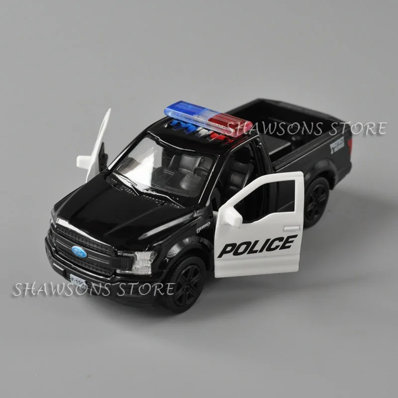 1:36 литая модель автомобиля игрушка Ford F 150 Raptor полицейский патруль пикап