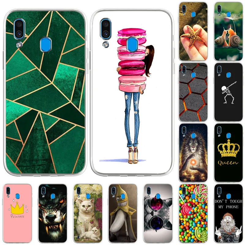 

Silicone Soft TPU Case For Samsung A30 Case On Samsung Galaxy A 30 M10S M10 S A20 A 20 Fashion Cover Fundas Cat Cute Cartoon