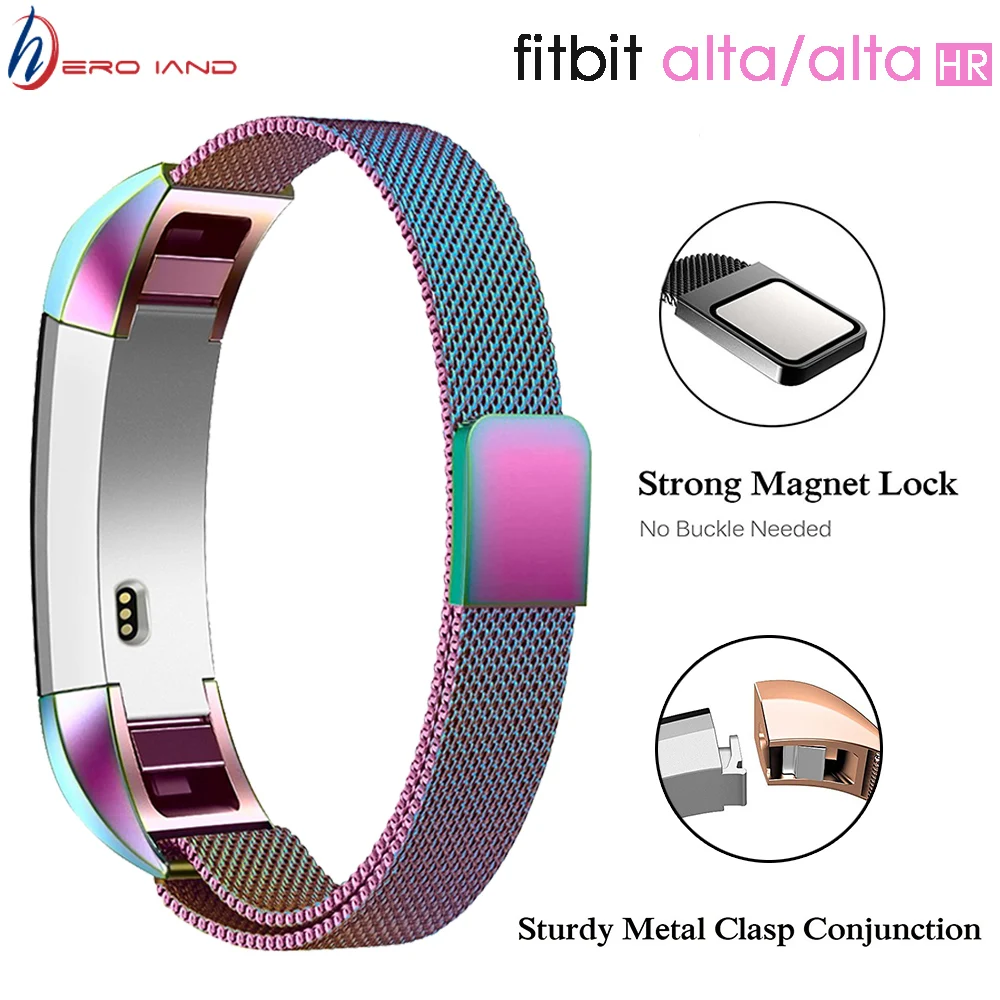 Новый металлический высококачественный сменный ремешок на запястье для Fitbit