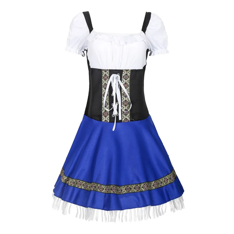 Женский костюм для Хэллоуина большого размера косплея дирндл Баварии на
