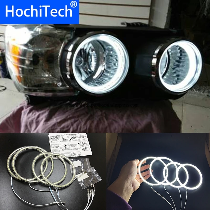 HochiTech для Chevrolet Aveo 2011-2014 ультра яркий SMD белый светодиодный ангельские глазки 2600LM