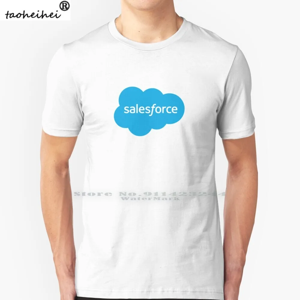Salesforce T Shirt 100% чистый хлопок электронная торговля Tech Us Alibaba Sea Shopee Google Ant Tencent Baidu