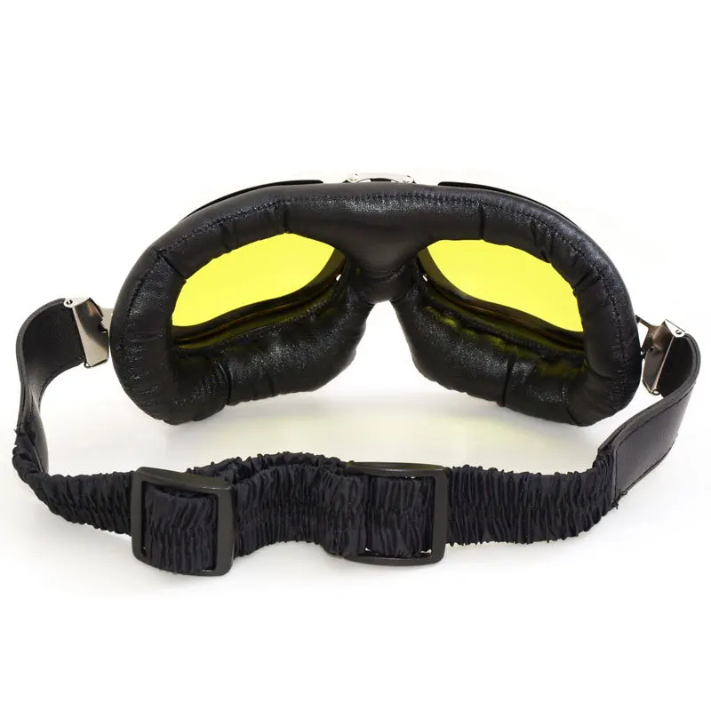 

2017 NEW WWII Vintage style motorcycle gafas motocross moto goggles Scooter Goggle Glasses Aviator Pilot Cruiser Eyewear