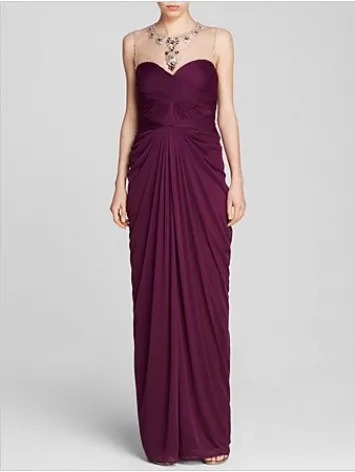 

vestido de festa longo purple chiffon long dress party evening elegant dress formal dresses robe de soiree 2019 new fashion