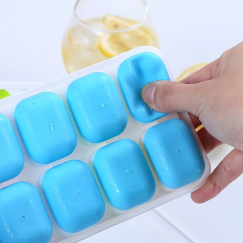 Силиконовая форма для льда поднос с 14 ячейками приготовления кубиков фруктов