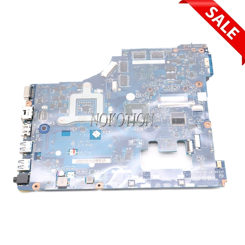 NOKOTION VIWGP GR LA-9631P для lenovo ideapad G500 15,6 дюймов материнская плата для ноутбука SLJ8C HM76 Radeon HD 8750M GPU