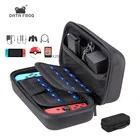 Водонепроницаемый портативный чехол DATA FROG, Жесткий Чехол, сумка для хранения, совместим с зарядным устройством для консоли Nintendo Switch 20, аксессуары для игровых карт