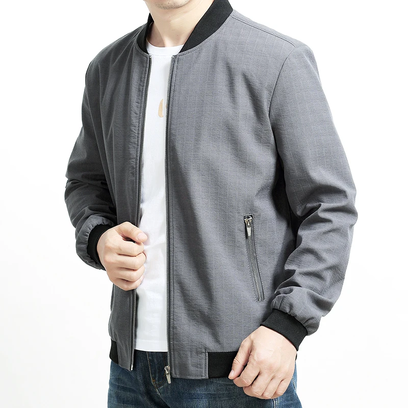 

New Brand Mens Casual Jacket Large Size Men Pilot Bomber Jacket Male Overcoat Jacket 5XL 6XL 7XL Plus Size Baseball Jackets