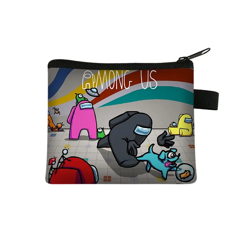

Among us Coin Game Change Wallet Student Boys Girls Short Wallet Card Bag Pocket Change Purse Mini Bolsos Kids Wallet Cartoons