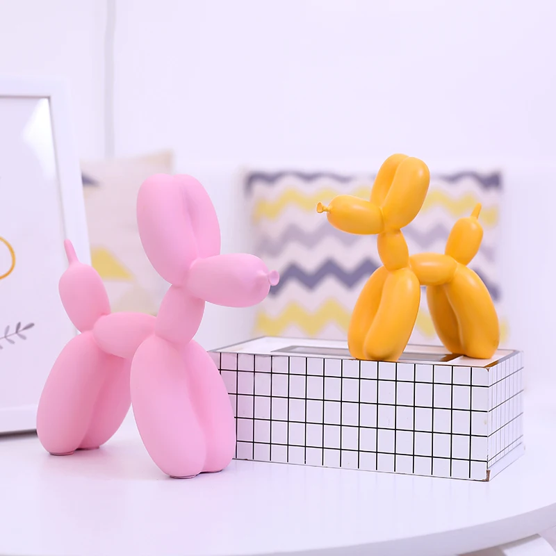 

BALLOON DOG HOME SPRAY PAINT RESIN DECORATION ACCESSORIES DESKTOP ORNAMENT WEDDING DECOR CUTE ANIMAL NORDIC STYLE