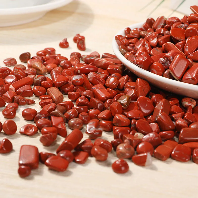 

100g Natural Red Bulk Gemstone Jasper Minerals Chakra Stones Healing Crystals Fengshui Home Fish Tank Decor